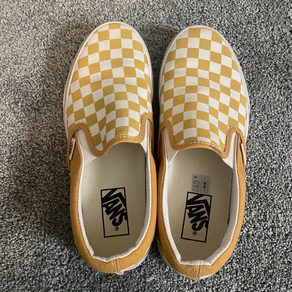 Vans Yellow Slip-Ons